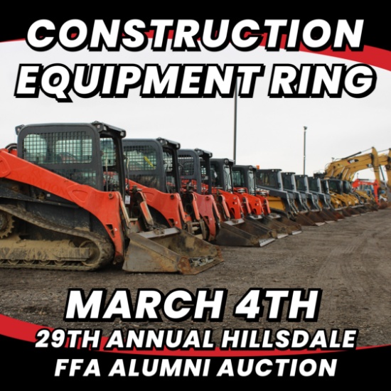 Hillsdale FFA Equipment Auction-Construction Ring