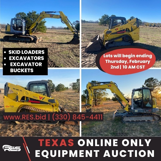 RES Texas Online Only Equipment Auction