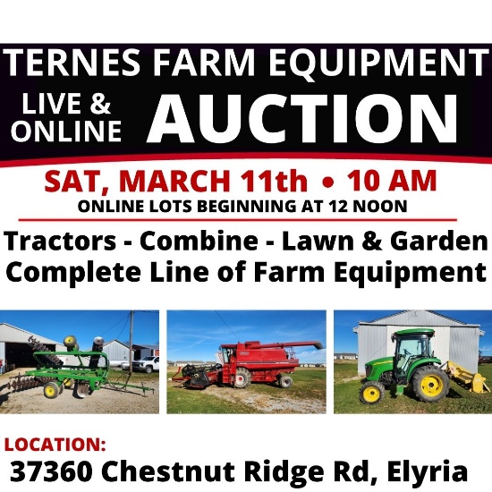 Absolute Ternes Farm Equipment Auction