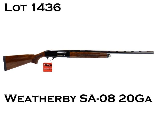 Weatherby SA-08 20Ga Semi Auto Shotgun