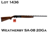 Weatherby SA-08 20Ga Semi Auto Shotgun