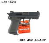H&K 45C 45ACP Semi Auto Pistol