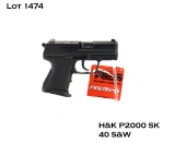 H&K P2000 SK 40S&W Semi Auto Pistol