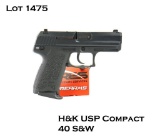 H&K USP Compact 40S&W Semi Auto Pistol