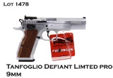 Tanfoglio Defiant Limited Pro 9mm Semi Auto Pistol