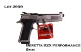 Beretta 92X Performance 9mm Semi Auto Pistol