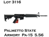 Palmetto State Armory PA-15 5.56MM Semi Auto Rifle