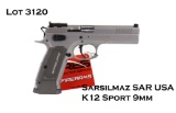 SARSILMAZ K12 Sport 9mm Semi Auto Pistol