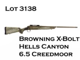 Browning XBOLT Hell's Canyon 6.5 Creedmoor Bolt Action Rifle