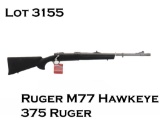 Ruger M77 Hawkeye 375 Ruger Bolt Action Rifle