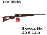 Savage MK1 22S,L,LR Bolt Action Rifle
