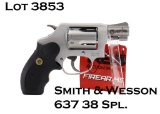 Smith & Wesson 637-2 38SPL Double Action Revolver