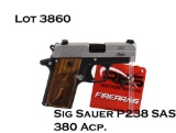 Sig Sauer P238 SAS 380ACP Semi Auto Pistol