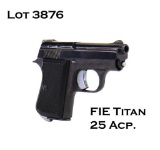 FIE Corp. Titan 25ACP Semi Auto Pistol