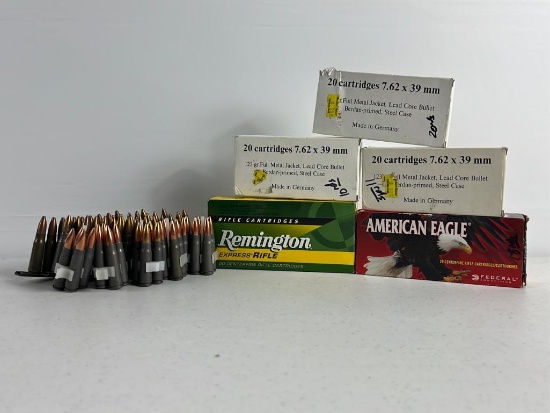 200rds Mixed 7.62x39 Ammo