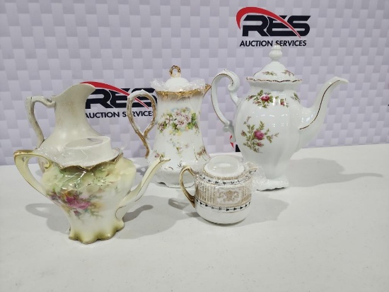 Assorted Tea Pots/Vases