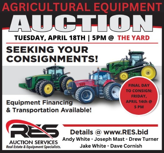 Late Spring Ag Equipment Consignment Auction