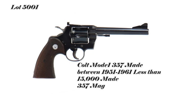 Colt 357 357MAG Double Action Revolver