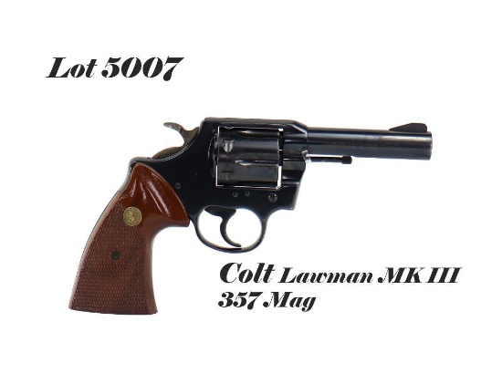 Colt Lawman MK III 357MAG Double Action Revolver