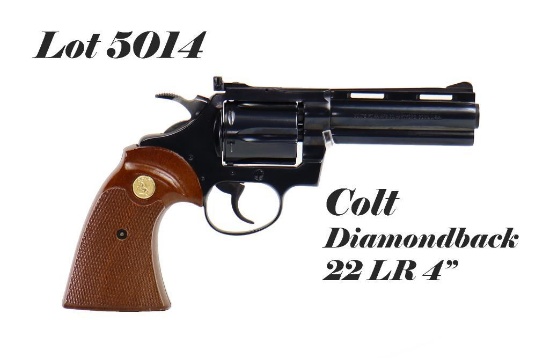 Colt Diamondback 22LR Double Action Revolver