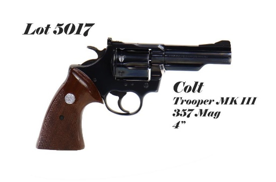 Colt Trooper Mark III 357MAG Double Action Revolver