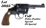 Colt Police Positive Special 38SPL Double Action Revolver