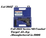 Colt 1911 Combat Target 45ACP Semi Auto Pistol