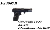 Colt M1903 32ACP Semi Auto Pistol
