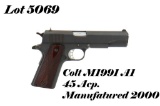 Colt M1991 A1 45ACP Semi Auto Pistol