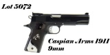Caspian Arms 1911 9MM Semi Auto Pistol