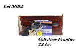Colt New Frontier 22LR Single Action Revolver