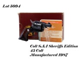 Colt Single Action Army 45 Colt Single Action Revolver