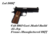 Colt 1911 Build 45ACP Semi Auto Pistol