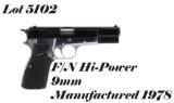 Farbique Nationale High Power 9mm Semi Auto Pistol