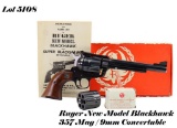 Ruger New Model Blackhawk 357MAG/9MM Single Action Revolver