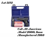 Colt All American 9mm Semi Auto Pistol