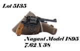 Nagant Model 1895 7.62x38mm/32ACP Double Action Revolver