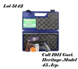 Colt Government Heritage Model 45ACP Semi Auto Pistol