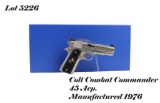 Colt Combat Commander 45ACP Semi Auto Pistol