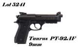 Taurus PT-92AF 9mm Semi Auto Pistol