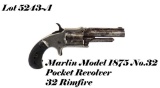 Marlin 1875 No. 32 32 Rimfire Single Action Revolver