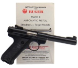 Ruger Mark II Target 22LR Semi Auto Pistol