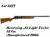 Browning A5 Lite Twelve 12Ga Semi Auto Shotgun
