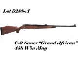 Colt Sauer Grand African 458 Win Mag Bolt Action Rifle