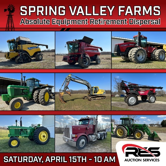 Spring Valley Farms Absolute Equipment Dispersal