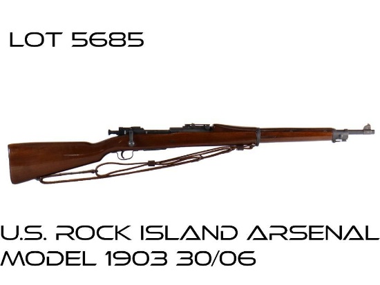 U.S. Rock Island Arsenal 1903 30-06 Bolt Action Rifle