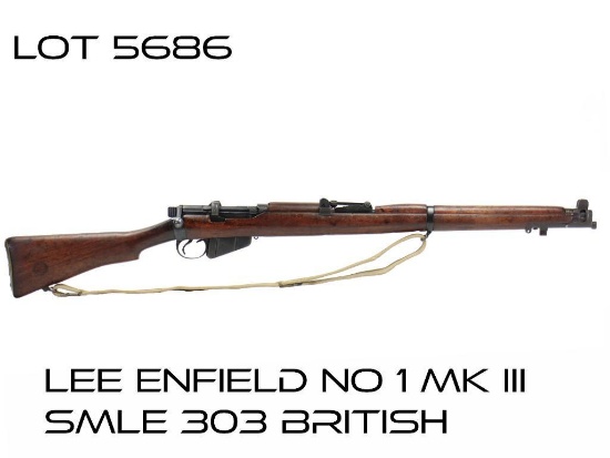 Enfield No 1 MK III 303 British Bolt Action Rifle