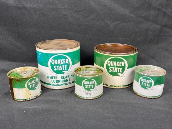 "ABSOLUTE" Assorted Quaker State Cans