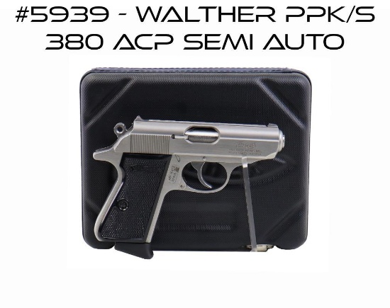 Walther PPK/S 380 ACP Semi Auto Pistol