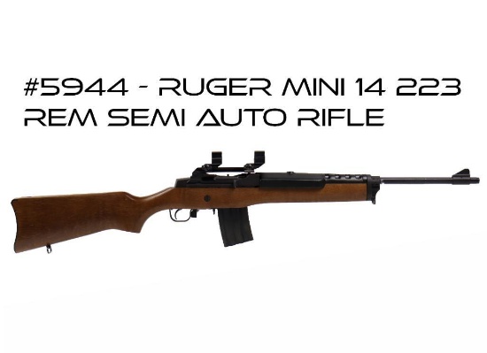 Ruger Mini 14 223 Rem Semi Auto Rifle